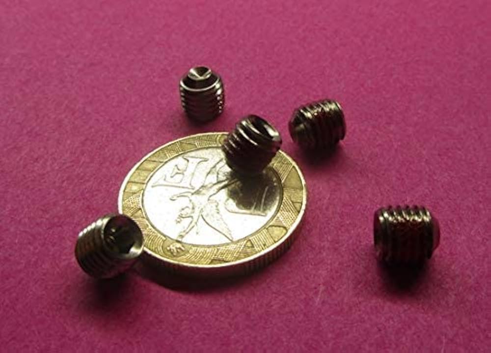 ruu11013214ページ 18-8 Stainless Steel Thread Locking Cup Point Set Screws 1/4